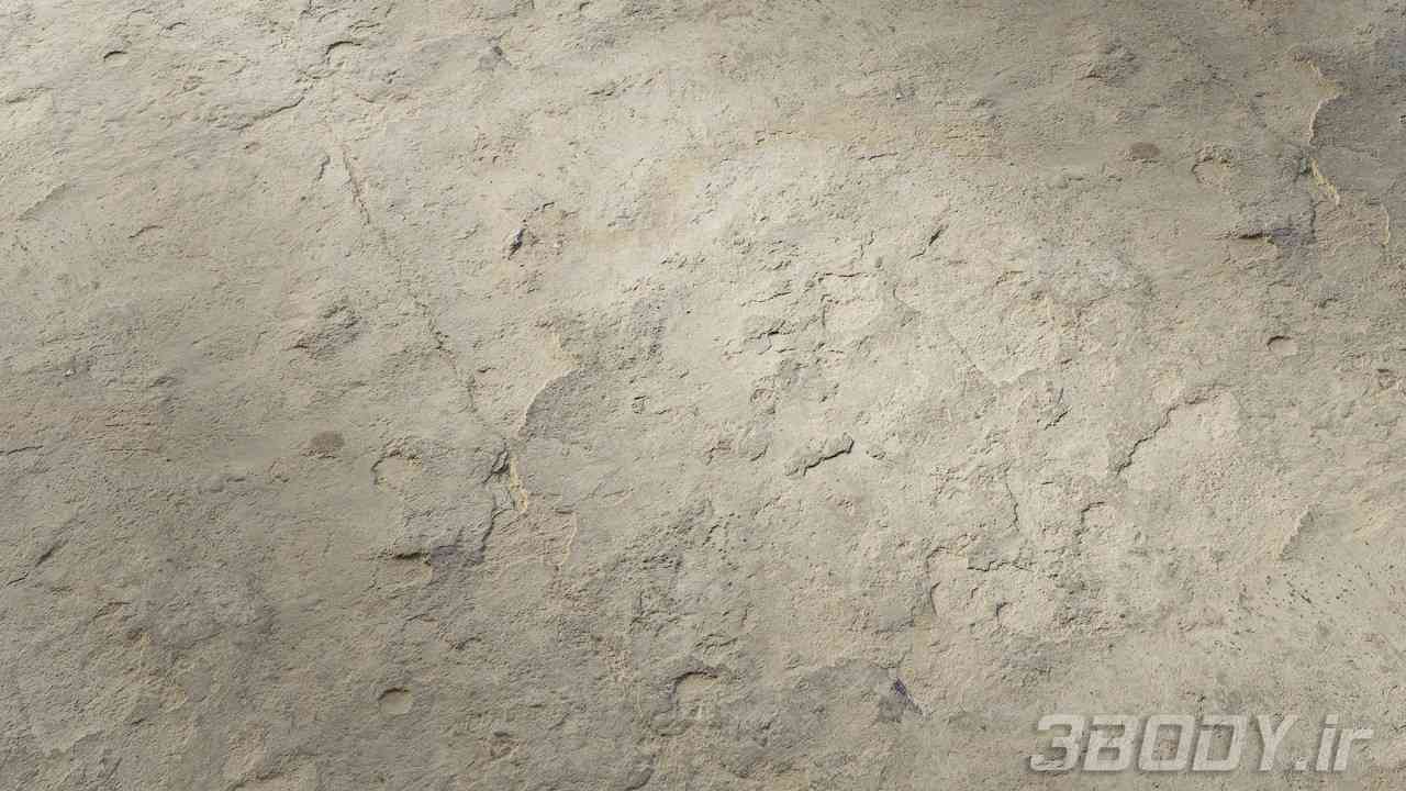 متریال بتن زبر rough concrete عکس 1